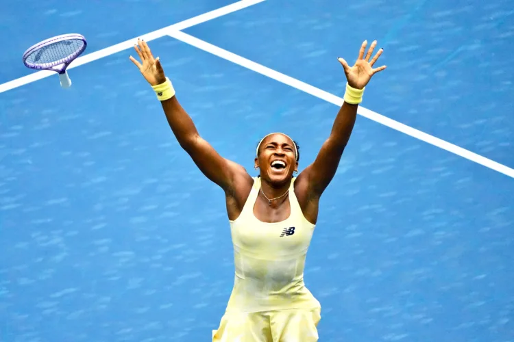 Gauff rallies from set down in U.S. Open quarterfinals